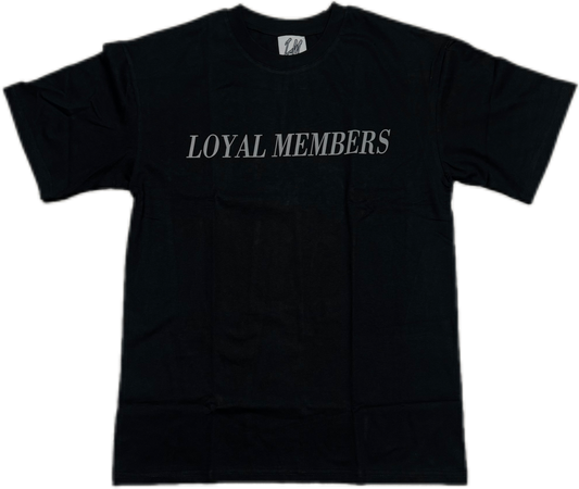 LOYALMEMBERS BLACK LM TEE